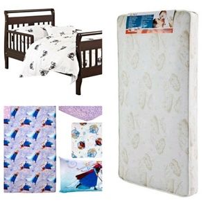 Toddler Bed, with Toddler Mattress and Disney Froz